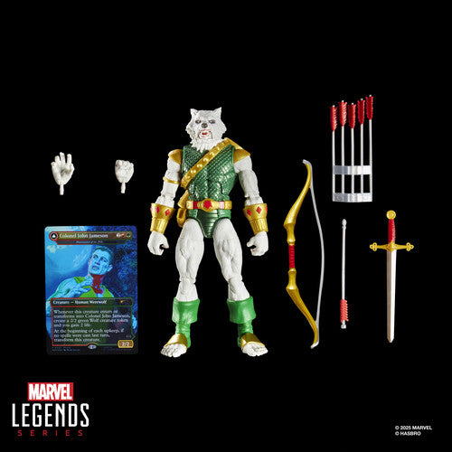 MARVEL LEGENDS X MAGIC THE GATHERING MAN-WOLF ACTION FIGURE