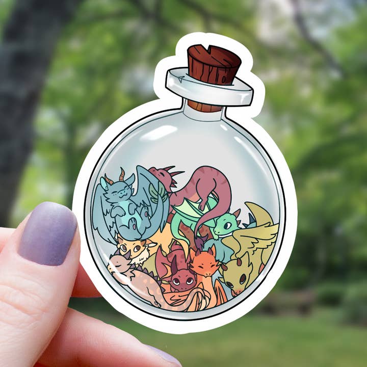 CHIBI DRAGON POTION STICKER