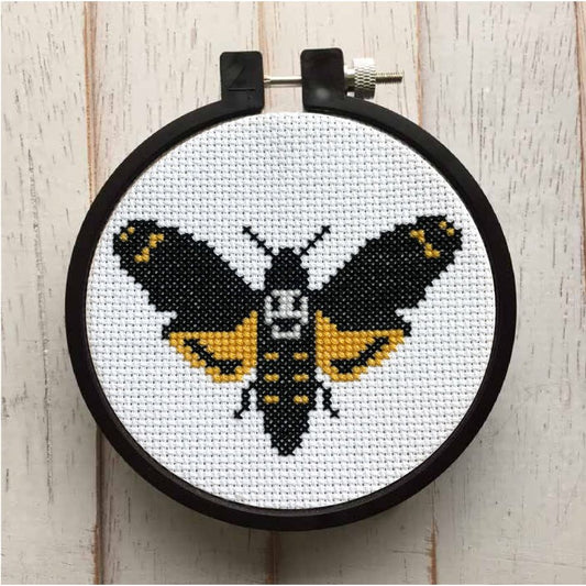 DEATH'S HEAD MOTH CROSS STITCH KIT