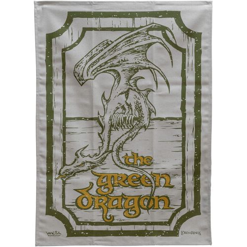 GREEN DRAGON & PRANCING PONY TEA TOWEL 2-PACK (THE LORD OF THE RINGS WETA WORKSHOP)