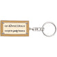 THE LORD OF THE RINGS NO ADMITTANCE SIGN KEYCHAIN
