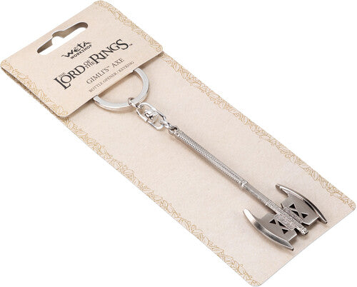 THE LORD OF THE RINGS GIMLI'S AXE BOTTLE OPENER KEYCHAIN