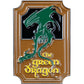 THE LORD OF THE RINGS THE GREEN DRAGON ENAMEL MAGNET
