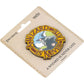 THE LORD OF THE RINGS A WIZARD IS NEVER LATE ENAMEL MAGNET