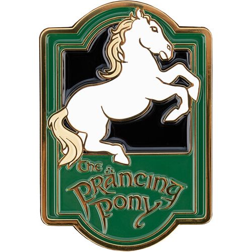 THE LORD OF THE RINGS THE PRANCING PONY ENAMEL MAGNET