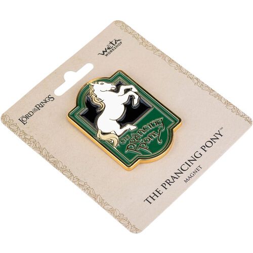 THE LORD OF THE RINGS THE PRANCING PONY ENAMEL MAGNET