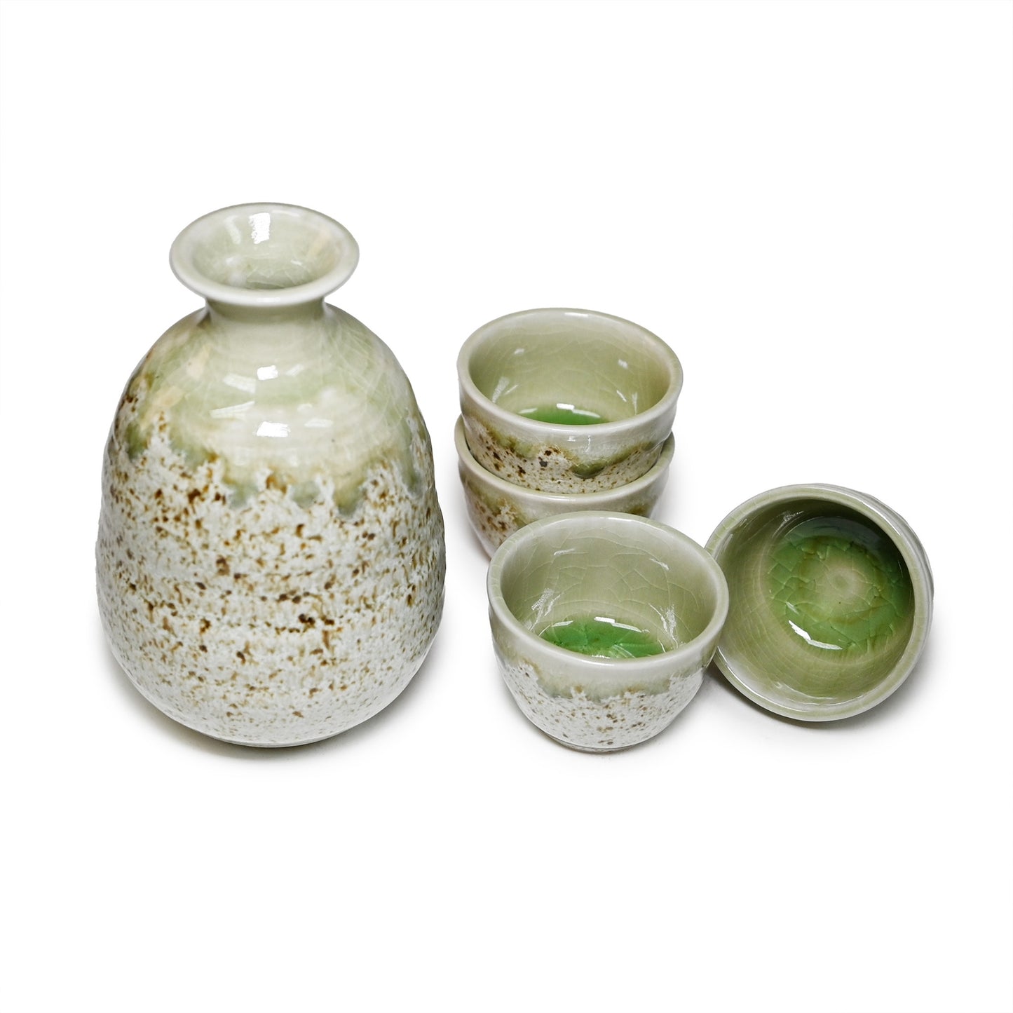 WABI SABI CELADON SAKE SET