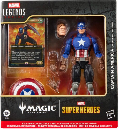 MARVEL LEGENDS X MAGIC THE GATHERING CAPTAIN AMERICA (AVENGERS: TWILIGHT) ACTION FIGURE