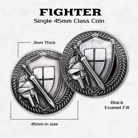 CLASS COIN - FIGHTER (SINGLE)
