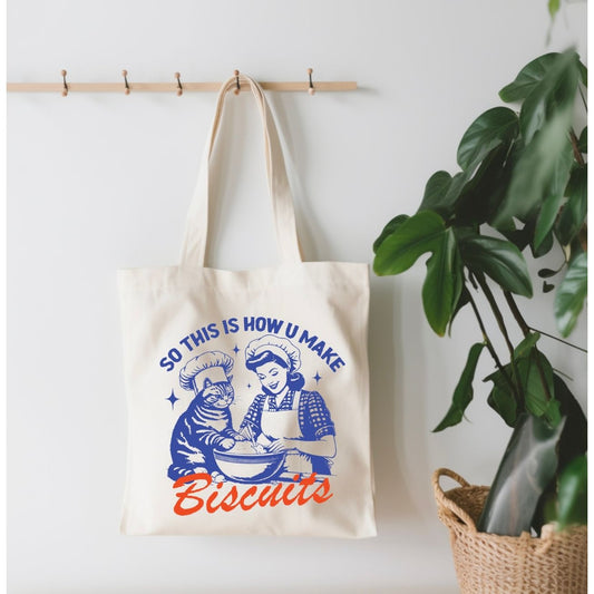 MAKING BISCUITS TOTE BAG