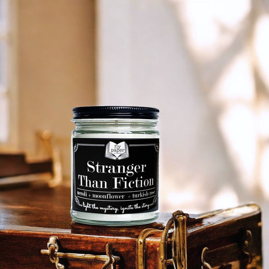 STRANGER THAN FICTION JAR CANDLE