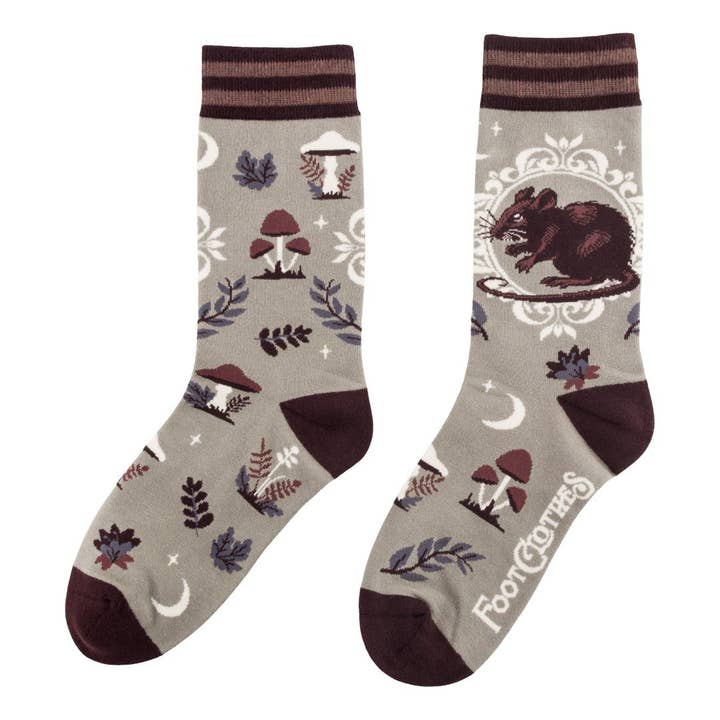THE RAT CREW SOCKS BY FOOTCLOTHES