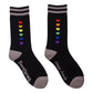 PRIDE PIXEL HEARTS CREW SOCKS BY FOOTCLOTHES