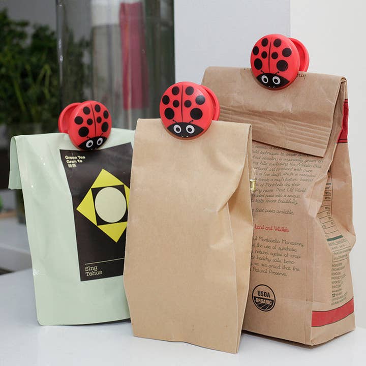 LADYBUG BAG CLIPS