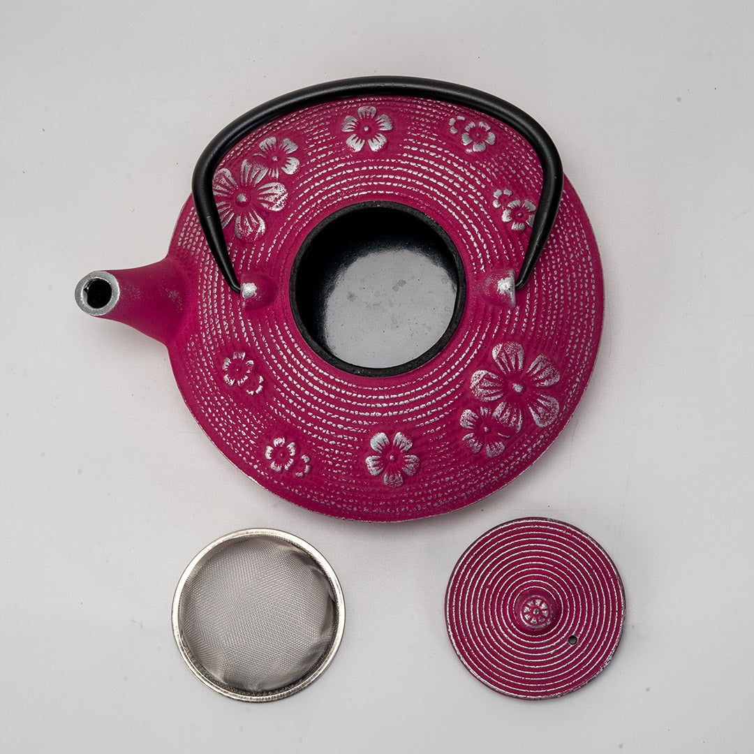 TETSUBIN TEAPOT (PINK CHERRY BLOSSOMS)
