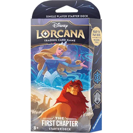 LORCANA THE FIRST CHAPTER STARTER DECK STEADFAST STRATEGY (SAPPHIRE & STEEL)