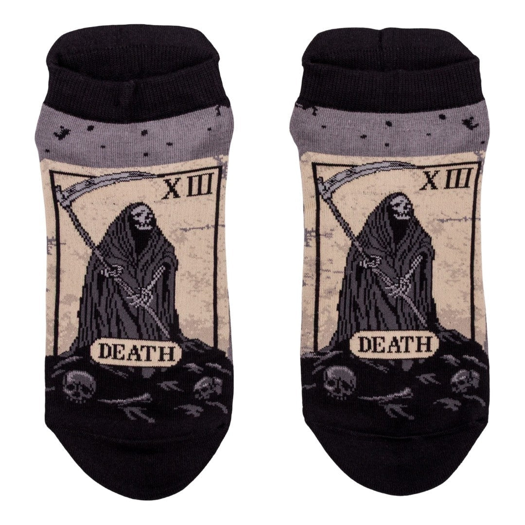DEATH TAROT ANKLE SOCKS BY FOOTCLOTHES