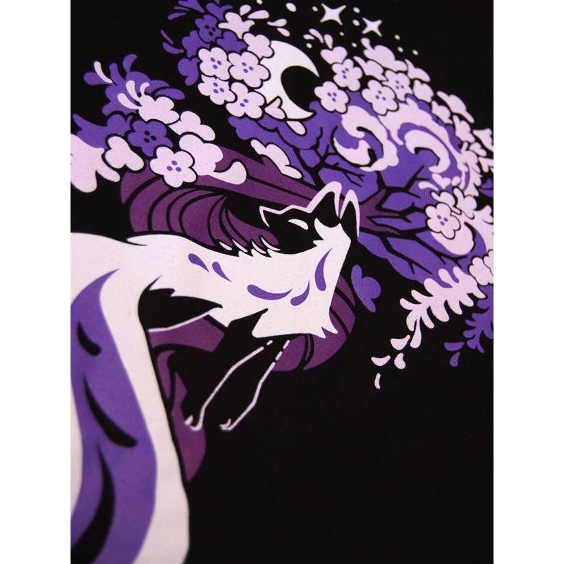ROSE MOON FOX T-SHIRT