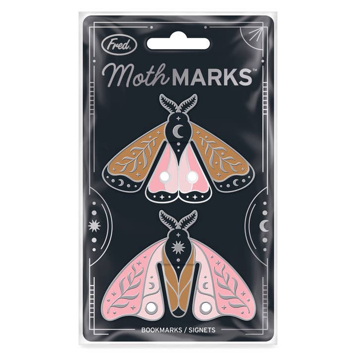 MOTH MARKS - CELESTIAL MOTH BOOKMARKS