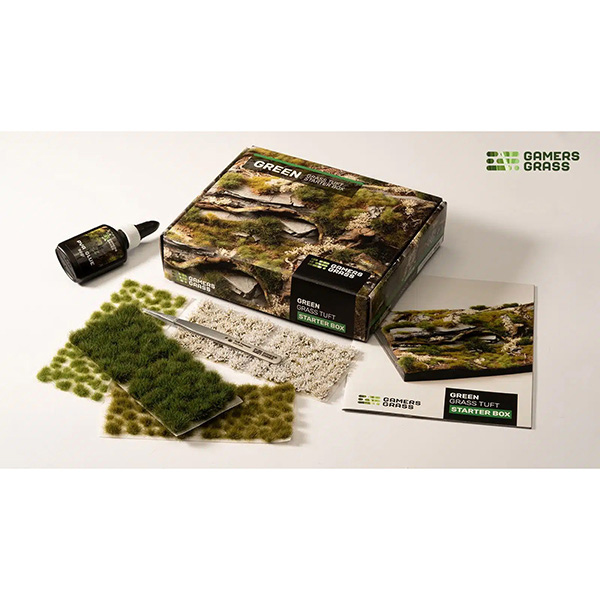 GAMERS GRASS GREEN GRASS TUFT STARTER BOX