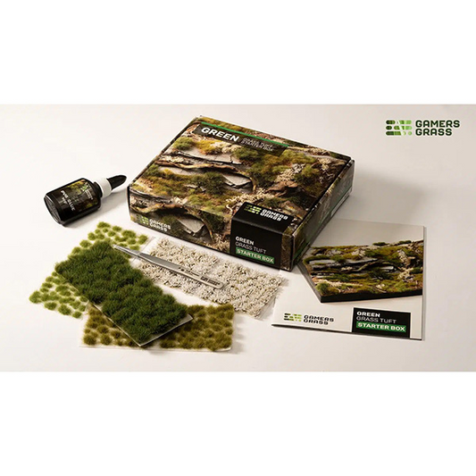 GAMERS GRASS GREEN GRASS TUFT STARTER BOX