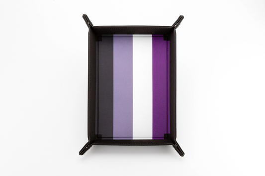 ASEXUAL FLAG DICE TRAY