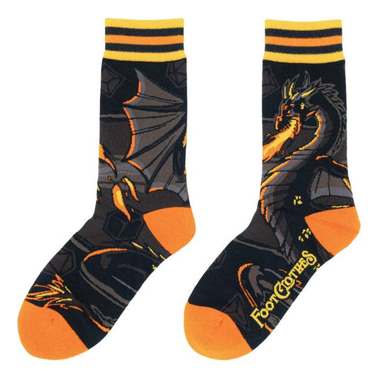 DRAGON'S FLAME CREW SOCKS BY FOOTCLOTHES