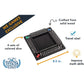4 PLAYER TRAVEL SHUT THE BOX 14" - BLACK STAINED