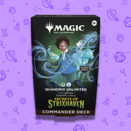 SECRETS OF STRIXHAVEN QUANDRIX UNLIMITED COMMANDER DECK PREORDER