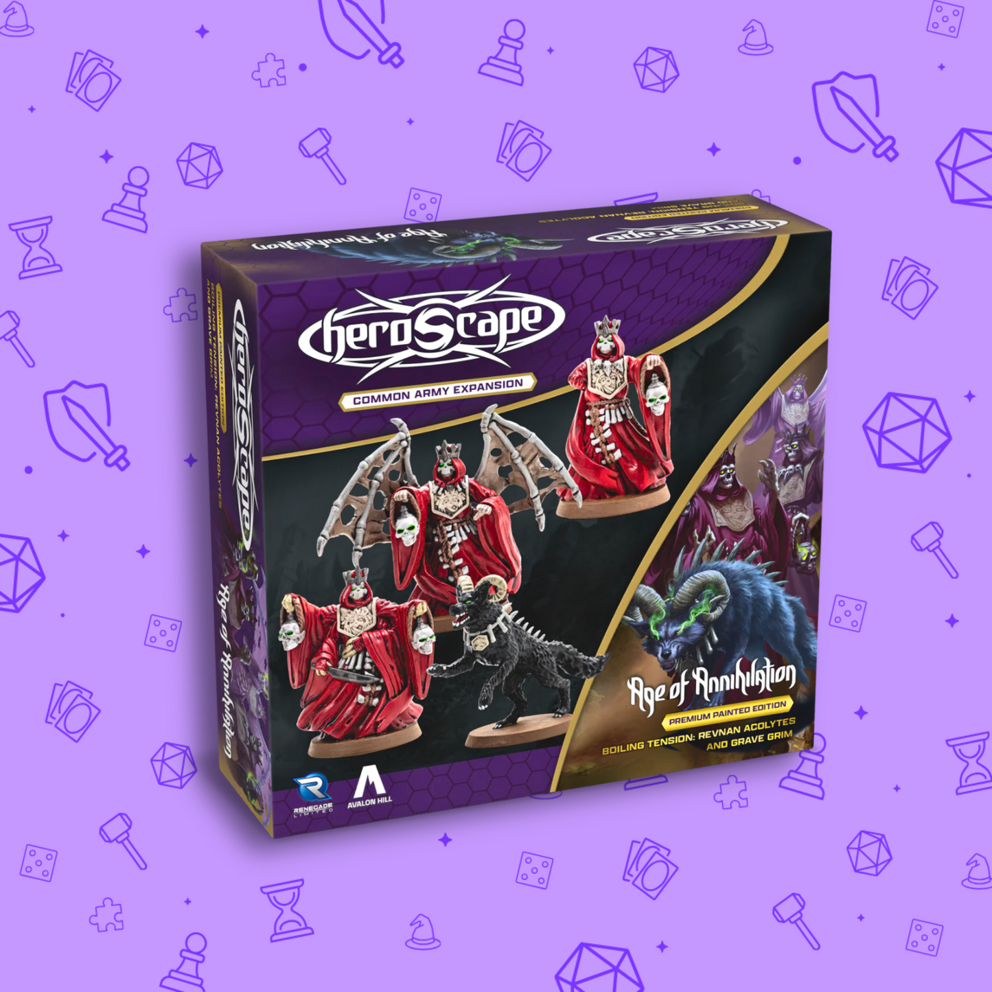 HEROSCAPE BOILING TENSION - REVNAN ACOLYTES AND GRAVE GRIM PREMIUM PAINTED EDITION