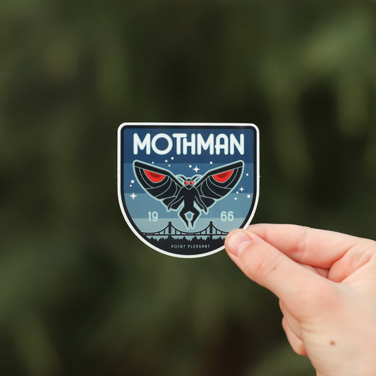 MOTHMAN 1966 STICKER