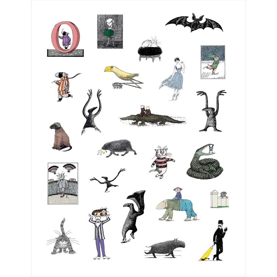 EDWARD GOREY STICKER BOOK