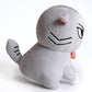 ANGRY CAT PLUSH: GRAY TABBY