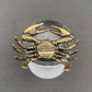 MINIATURE BRASS CRAB