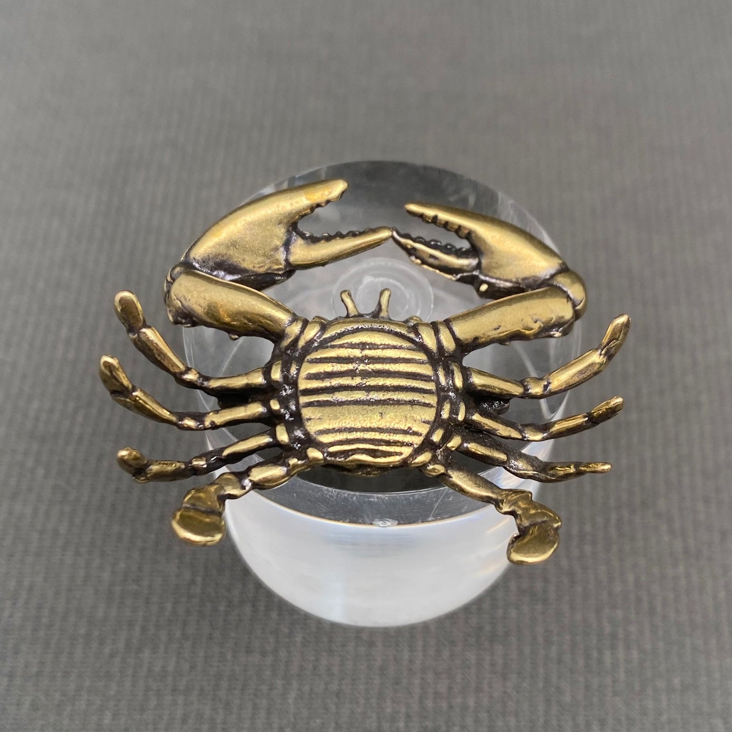 MINIATURE BRASS CRAB