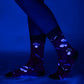 TRIPPY CLIPPIES CREW SOCKS BY FOOTCLOTHES