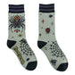 WIDOW'S WEB CREW SOCKS BY FOOTCLOTHES