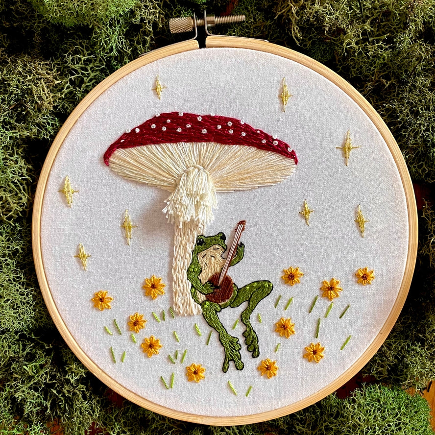 TOADSTOOL SERENADE EMBROIDERY KIT