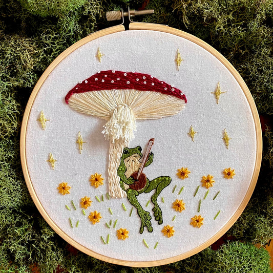 TOADSTOOL SERENADE EMBROIDERY KIT