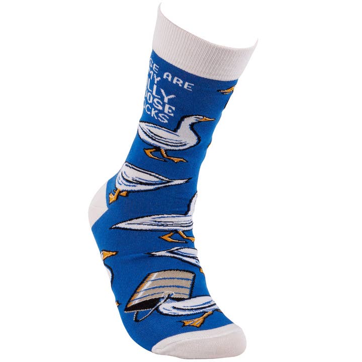 THESE ARE MY SILLY GOOSE SOCKS