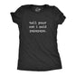 TELL YOUR CAT I SAID PSPSPSPS WOMEN'S T-SHIRT BY CRAZY DOG T-SHIRTS