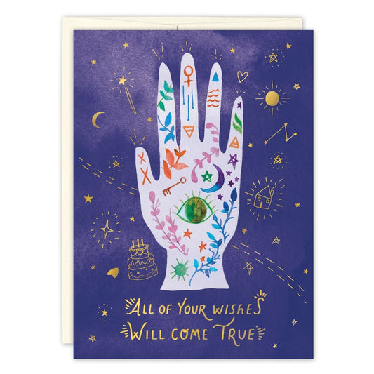 ALL OF YOUR WISHES WILL COME TRUE BIRTHDAY CARD