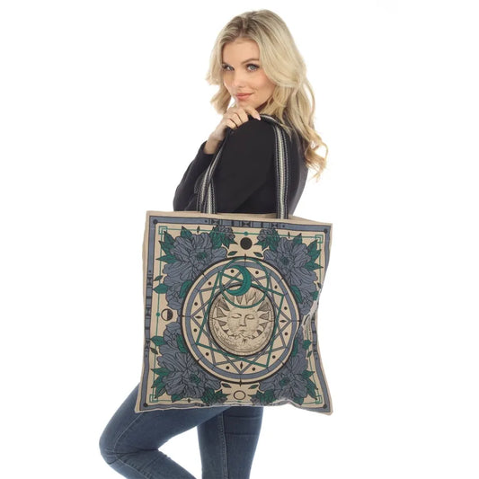 SUN BANDANA CANVAS TOTE BAG
