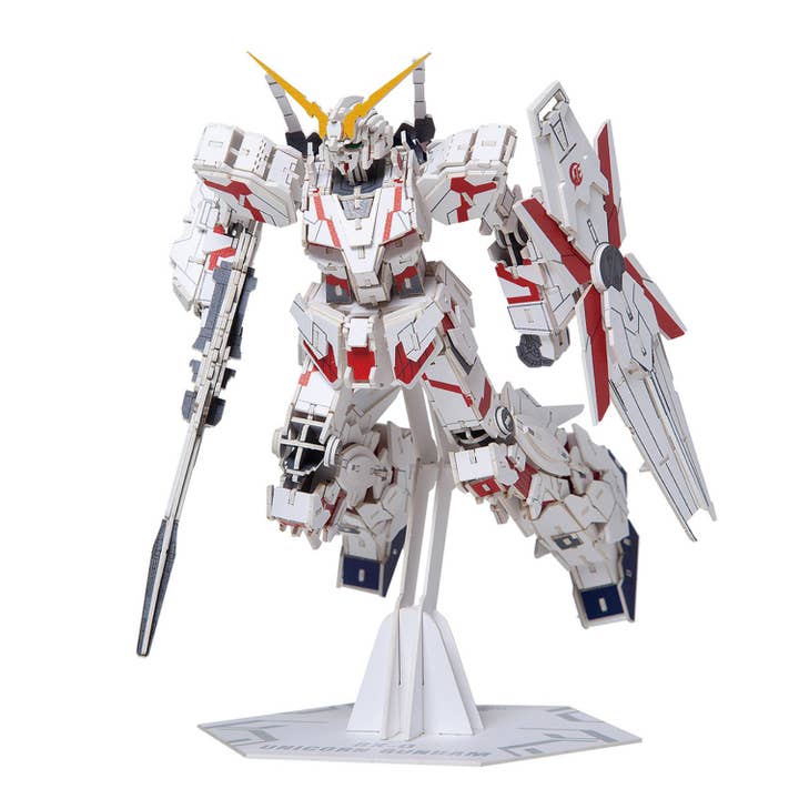 SI-GU-MI PRO MOBILE SUIT GUNDAM RX-0 UNICORN GUNDAM 3D PUZZLE KIT
