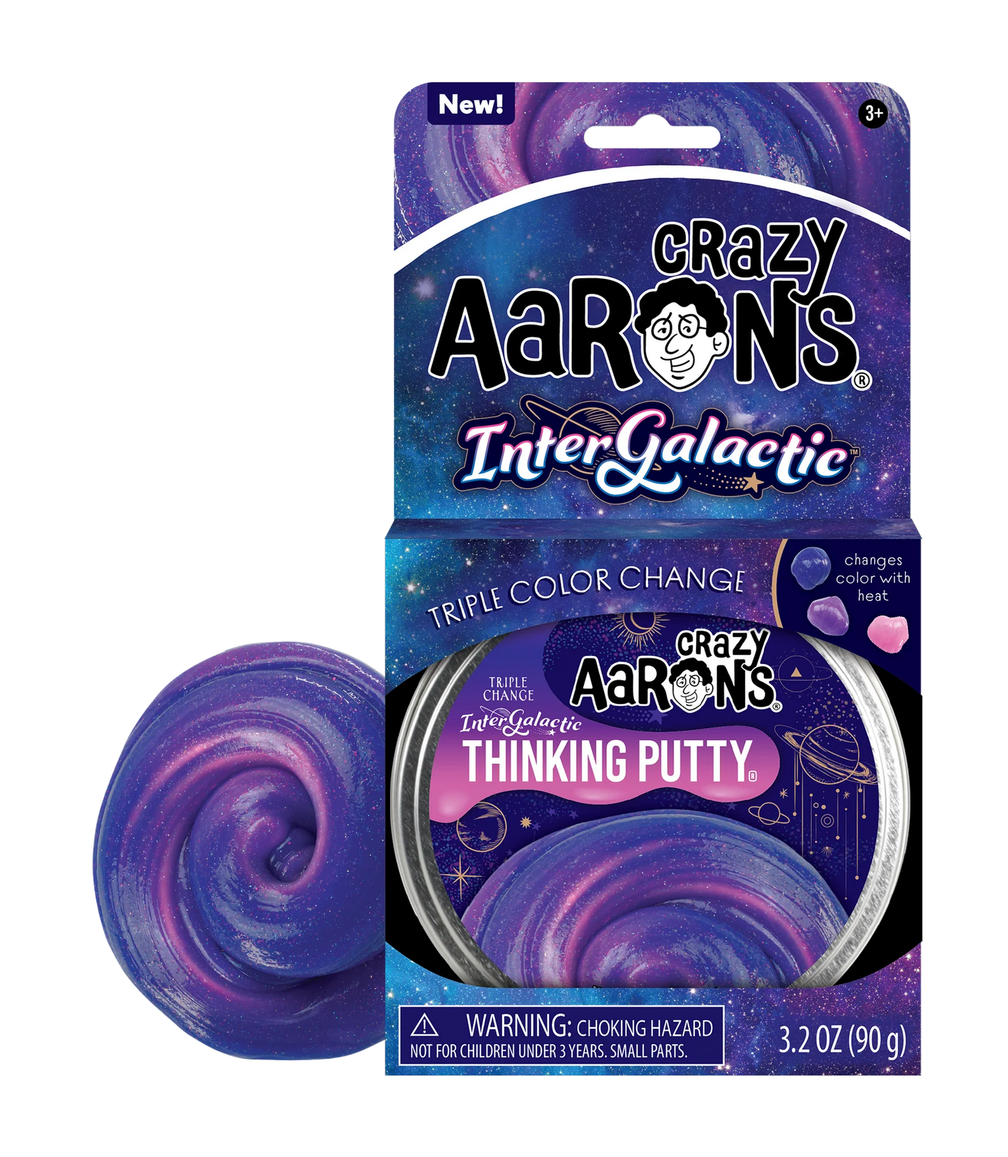 CRAZY AARON'S THINKING PUTTY INTERGALACTIC (TRIPLE COLOR CHANGE)