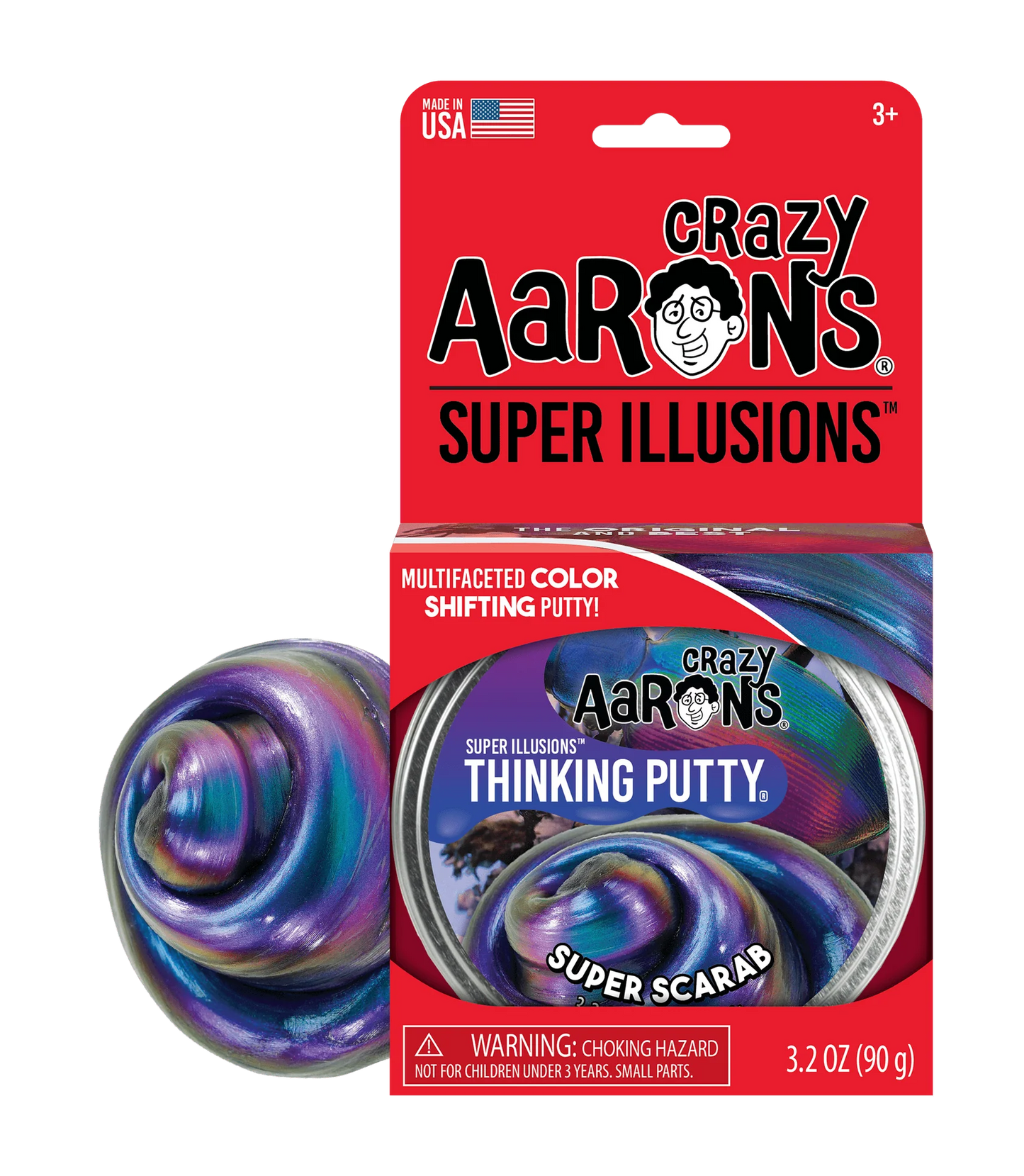 CRAZY AARON'S THINKING PUTTY SUPER SCARAB