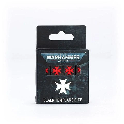 BLACK TEMPLAR DICE SET
