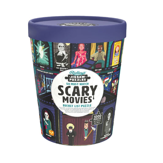 SCARY MOVIES BUCKET LIST 1000PC PUZZLE