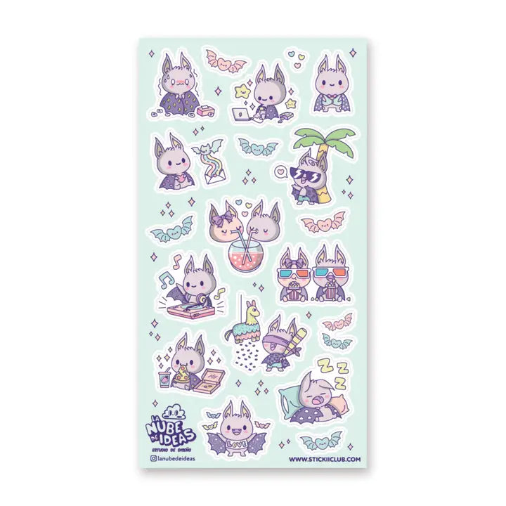 EVERYDAY BATS STICKER SHEET
