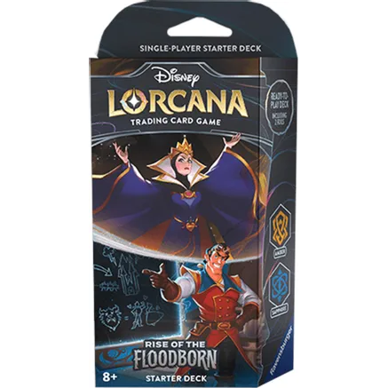 DISNEY LORCANA RISE OF THE FLOODBORN TACTICAL TEAMWORK STARTER DECK (AMBER & SAPPHIRE)